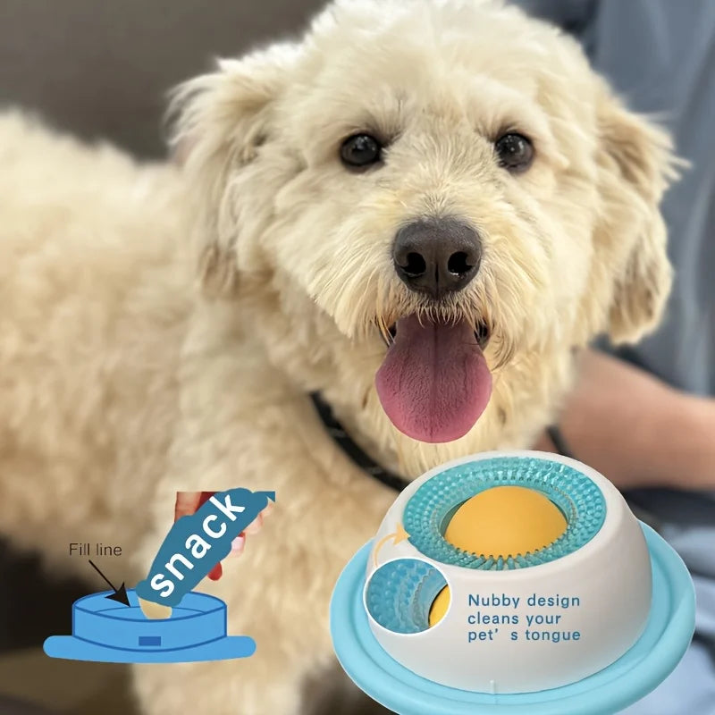Pet Lick Mat Feeder for Dogs Cats Interactive Snack Bowl