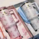 Stanley x LoveShackFancy 40oz Holiday Rosa Beaux Blue Tumbler