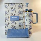 Stanley x LoveShackFancy 40oz Holiday Rosa Beaux Blue Tumbler