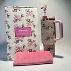 Stanley x LoveShackFancy 40oz Holiday Rosa Beaux Blue Tumbler